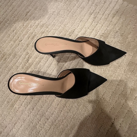 Gianvito Rossi Suede Mules - Picture 2 of 8
